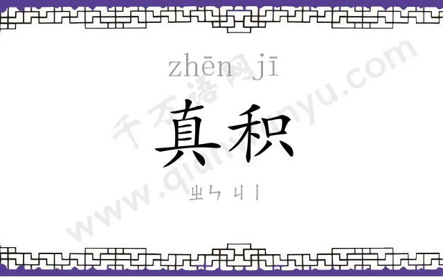 真积