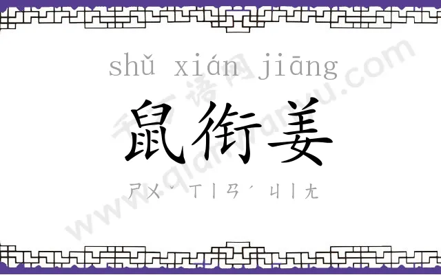 鼠衔姜