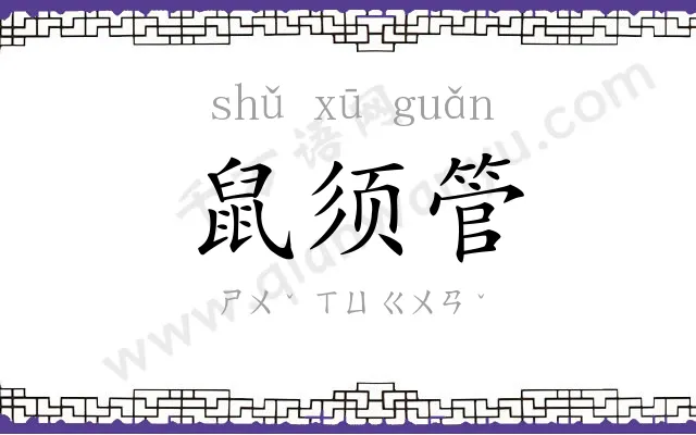 鼠须管