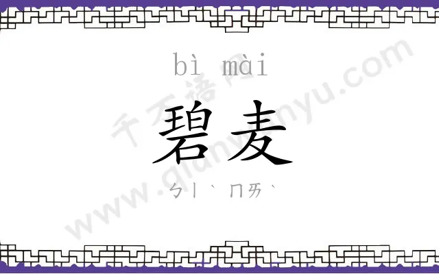 碧麦