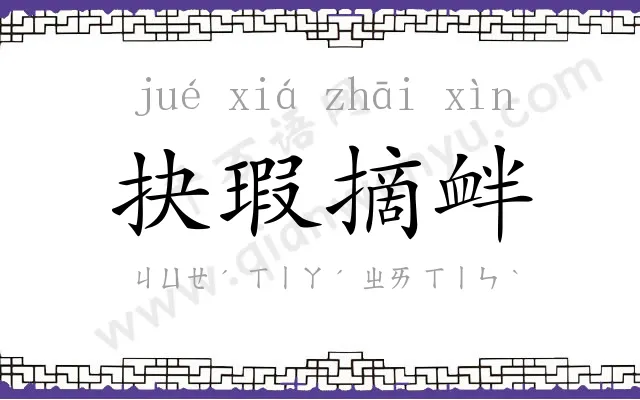 抉瑕摘衅