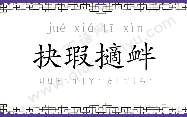 抉瑕擿衅