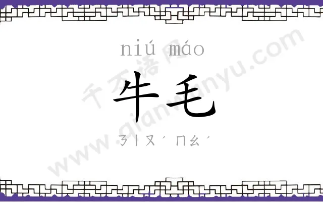 牛毛