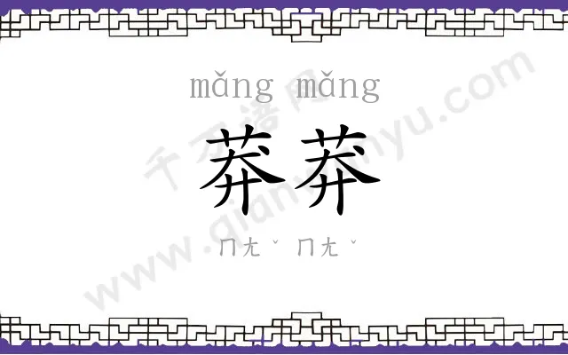 莽莽