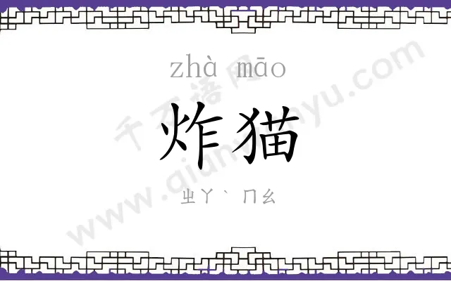 炸猫