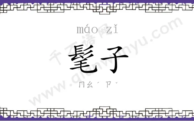 髦子