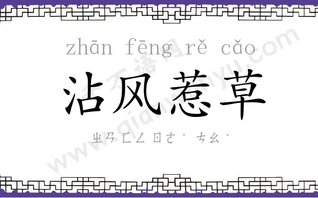 沾风惹草