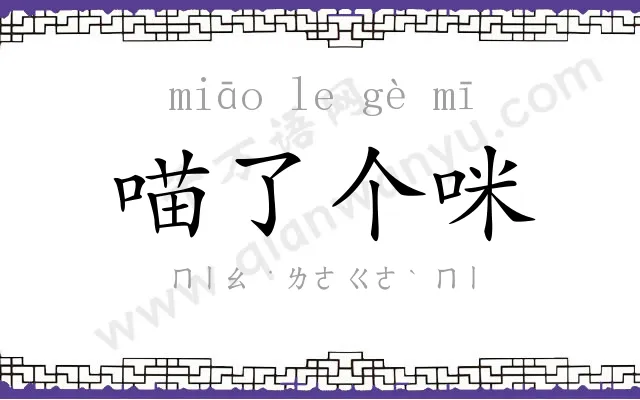喵了个咪