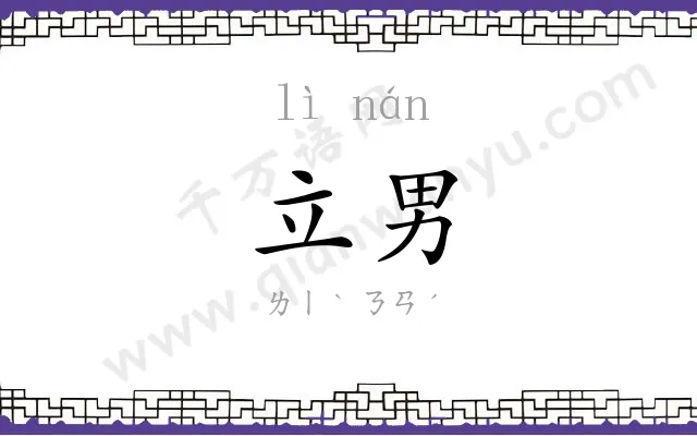立男