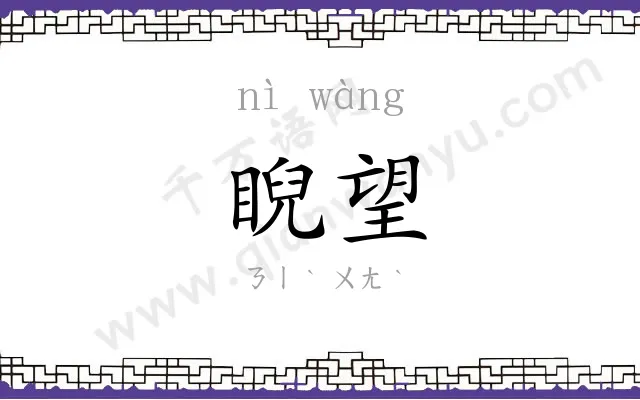 睨望