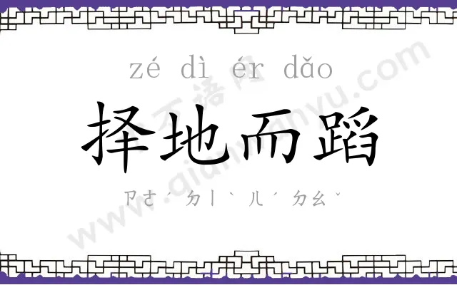 择地而蹈