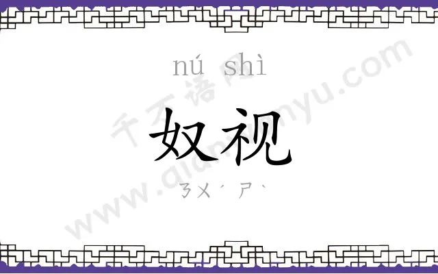 奴视