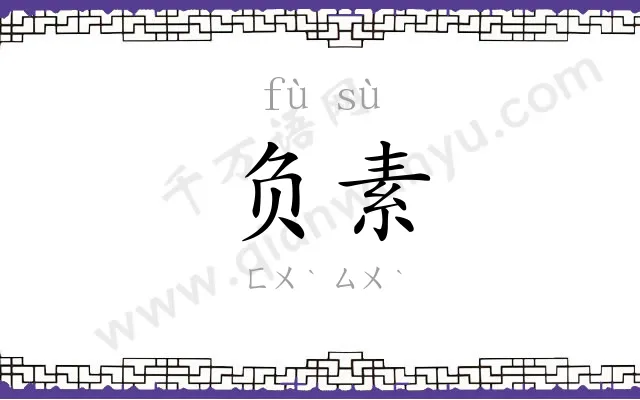 负素