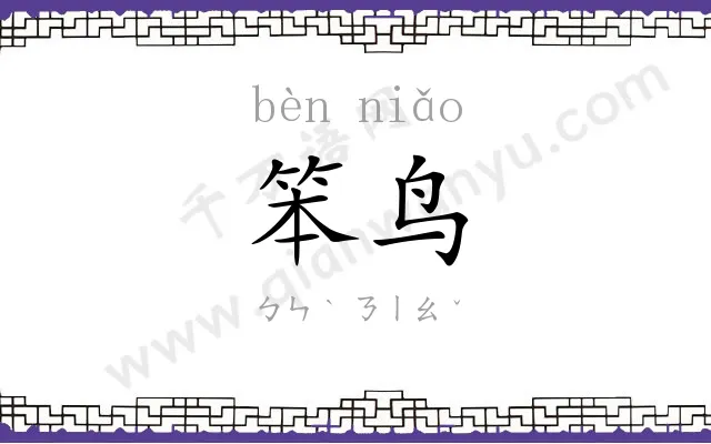 笨鸟