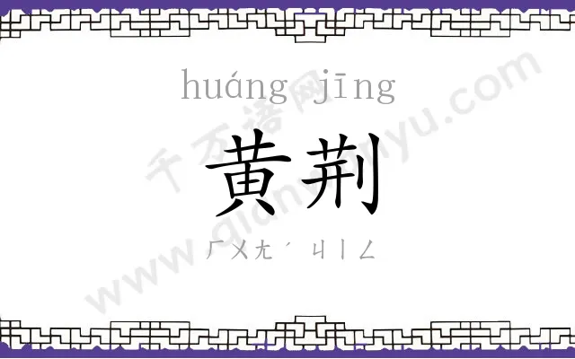 黄荆