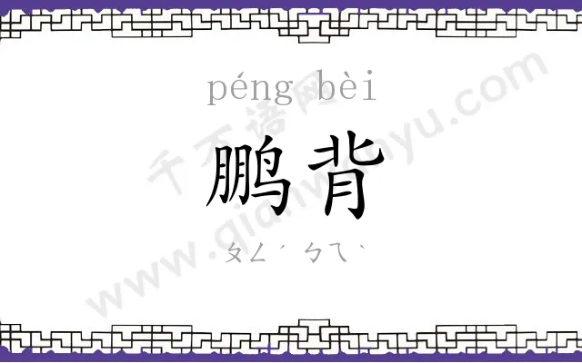鹏背