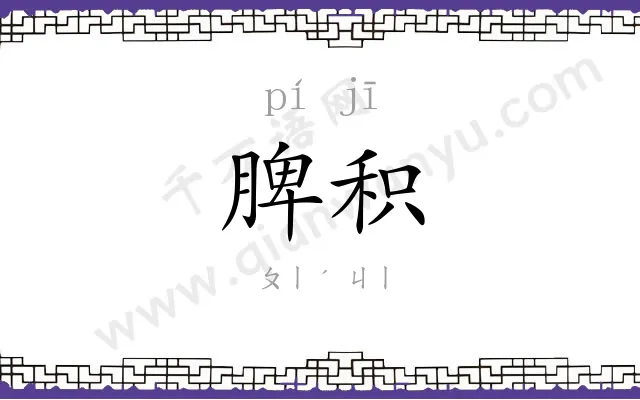 脾积