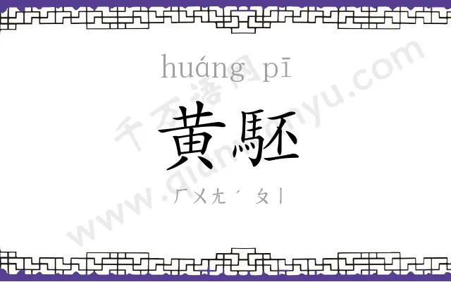 黄駓