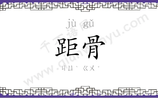 距骨