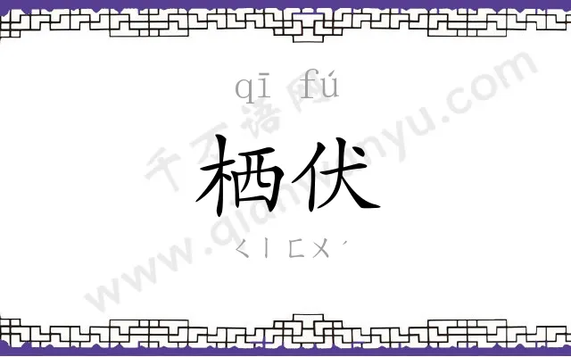 栖伏