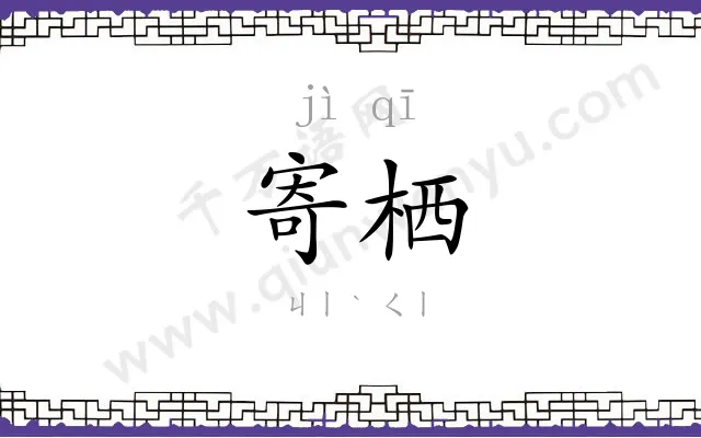 寄栖