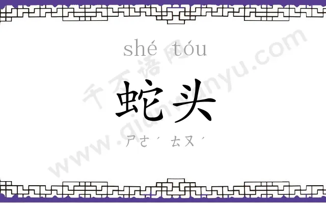 蛇头