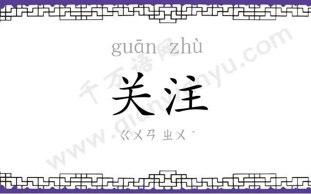 关注