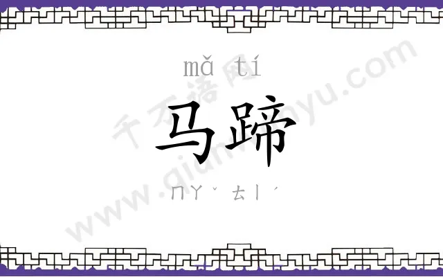 马蹄