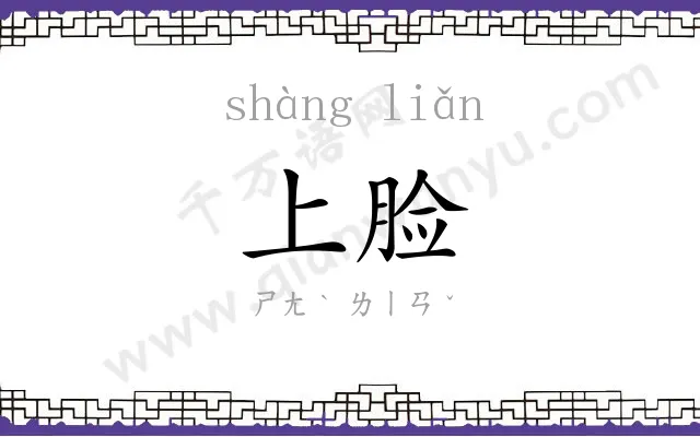 上脸