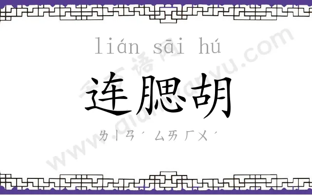 连腮胡