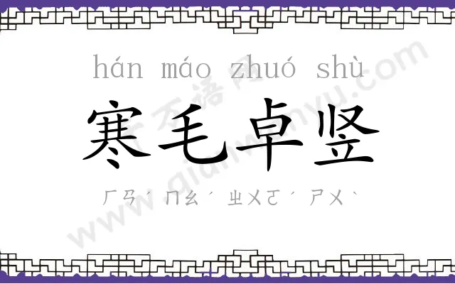 寒毛卓竖