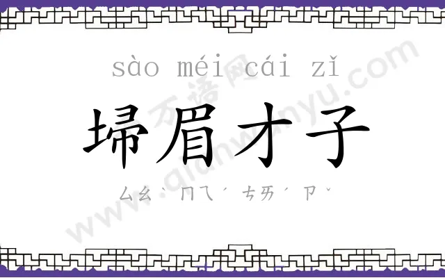 埽眉才子
