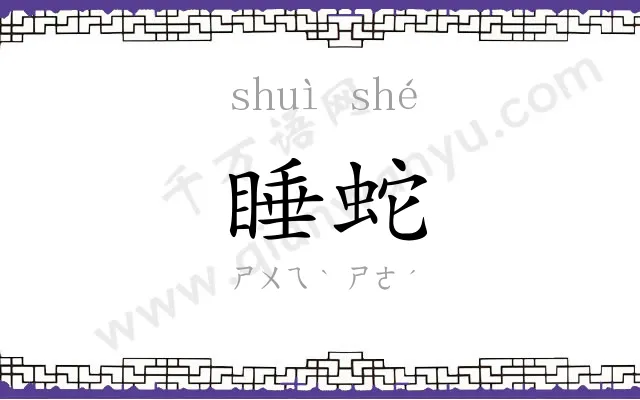 睡蛇