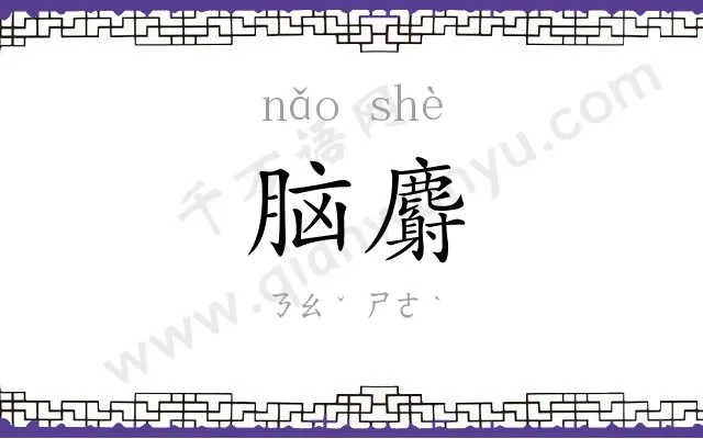 脑麝