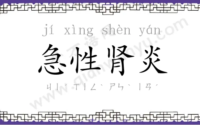 急性肾炎