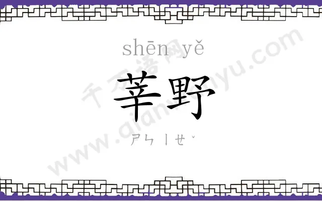 莘野