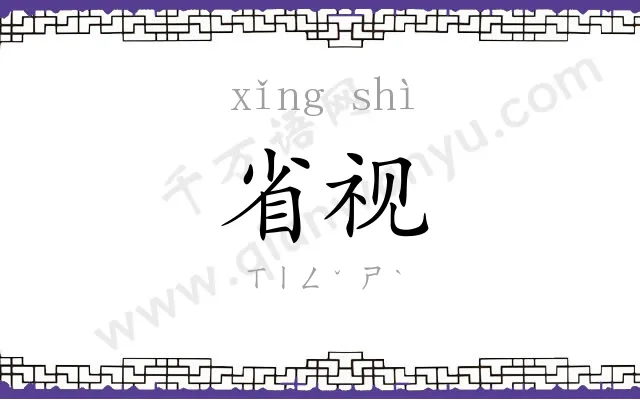 省视