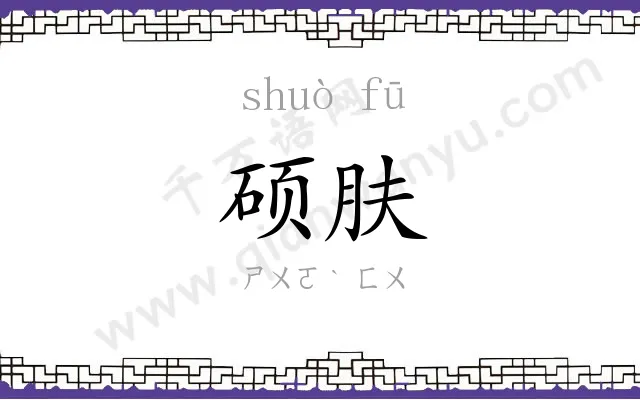 硕肤