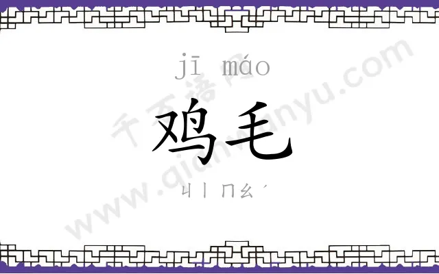 鸡毛
