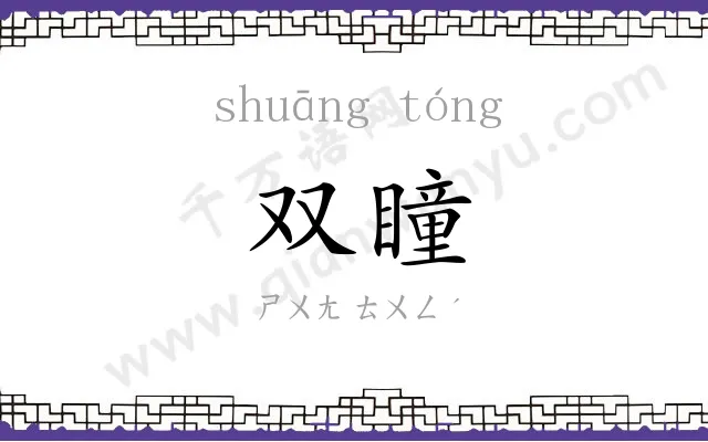 双瞳