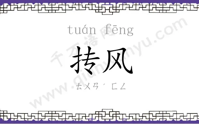 抟风