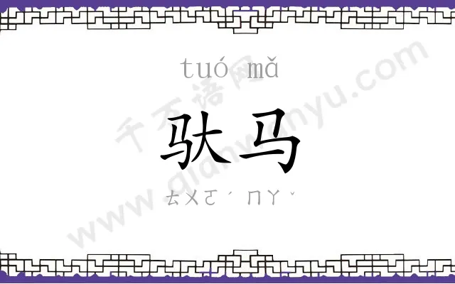 驮马