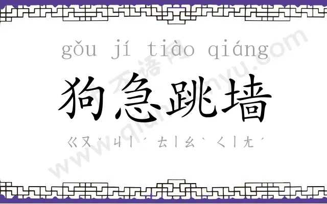 狗急跳墙