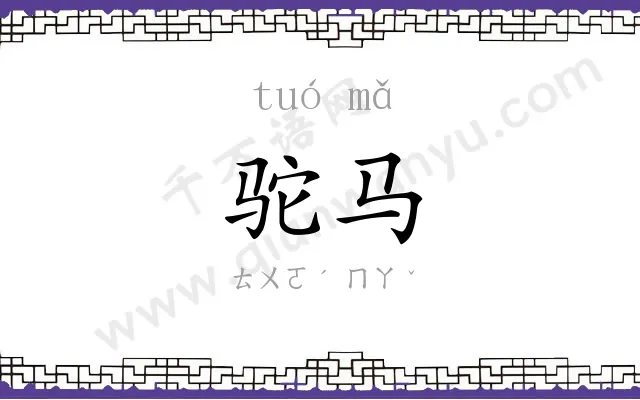 驼马