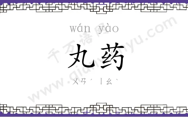 丸药