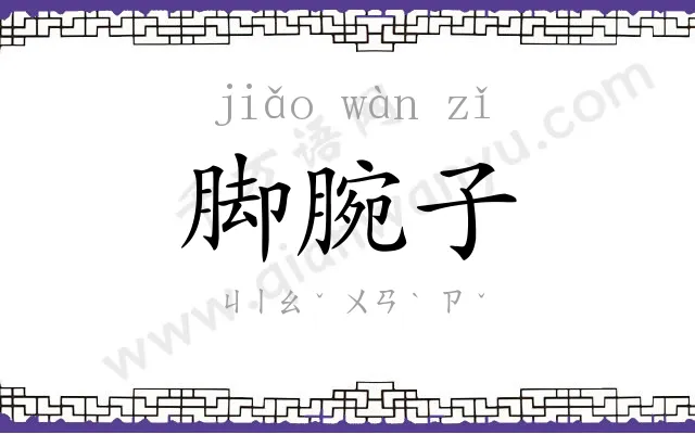 脚腕子