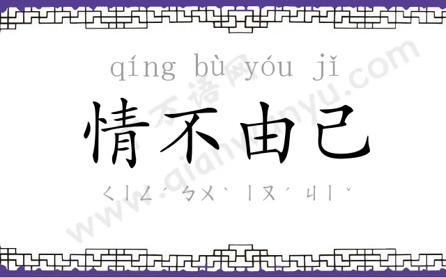 情不由己