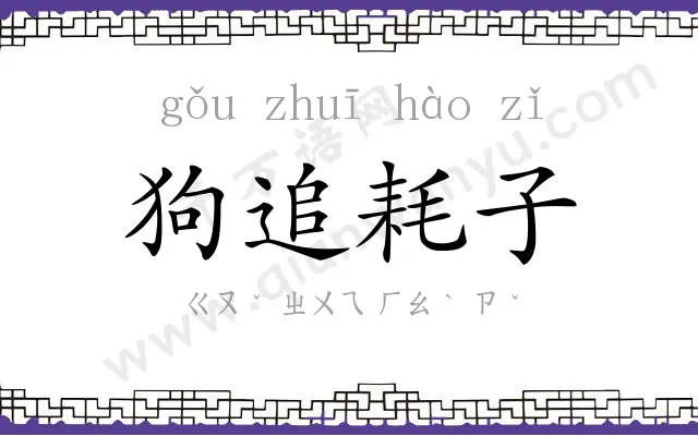 狗追耗子