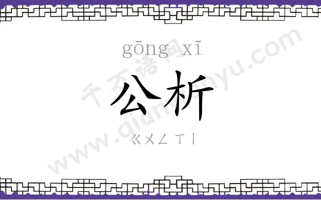 公析