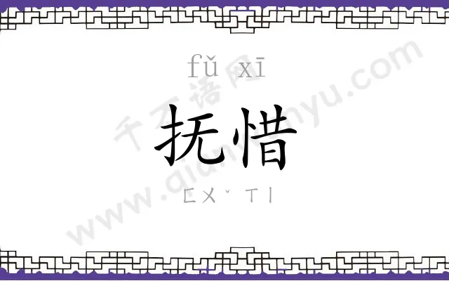 抚惜
